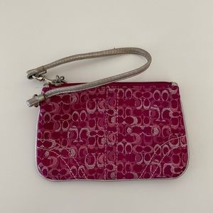 Vintage coach wristlet